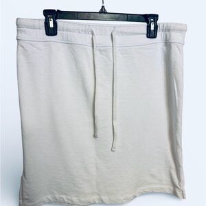 James Perse White Mini Skirt